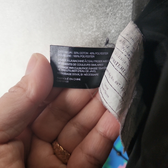 💞💕 2/$50 Yellow Circle Size Medium Jacket Black - Picture 7 of 13